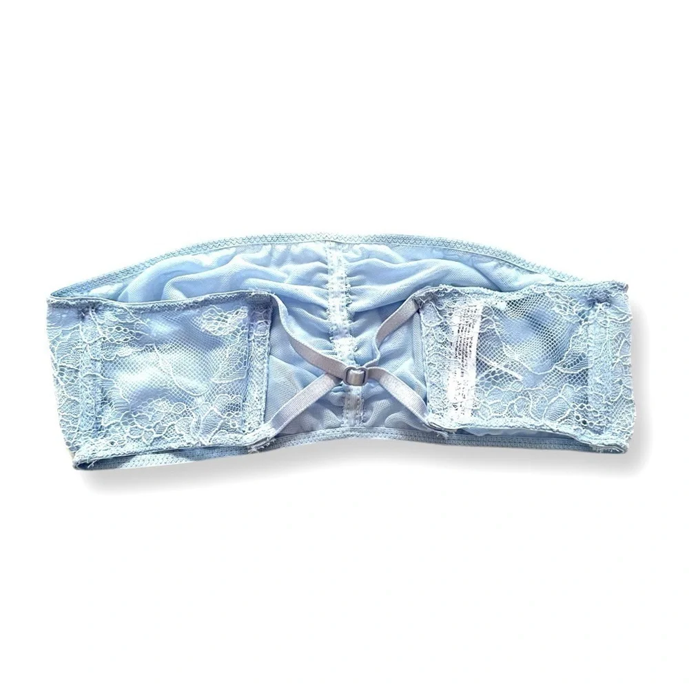Kimchi Blue Urban Outfitters Light Blue Lace Bandeau Bralette Size M